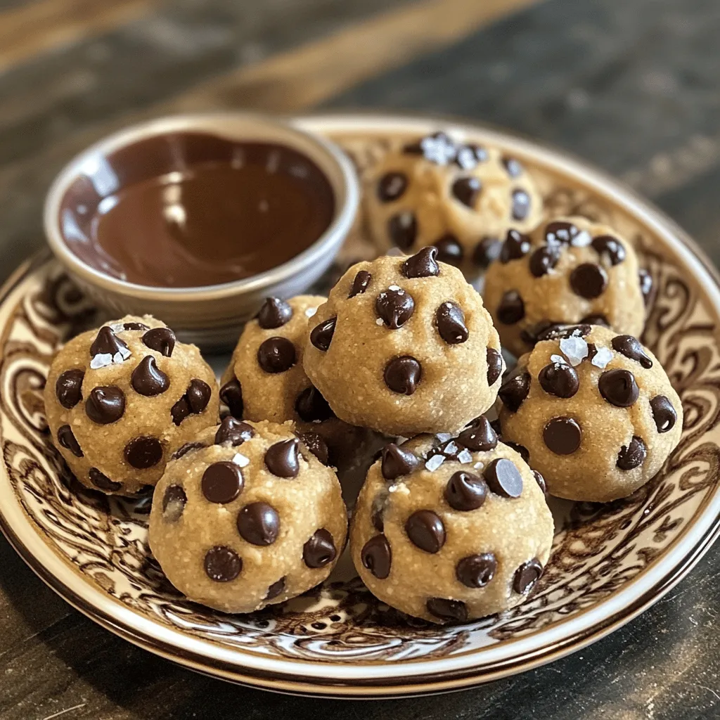 Chocolate Chip Cookie Dough Bites Tasty and Simple Snack