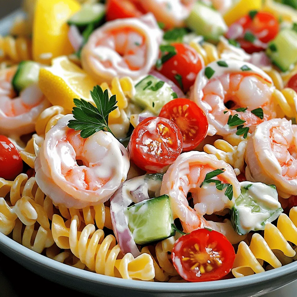 Creamy Shrimp Pasta Salad Fresh and Flavorful Recipe