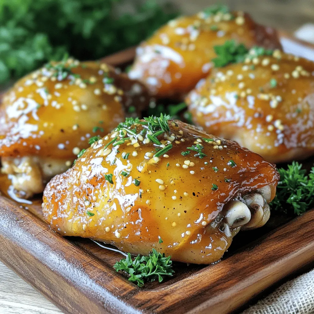 Honey Mustard Chicken Thighs Juicy and Flavorful Meal
