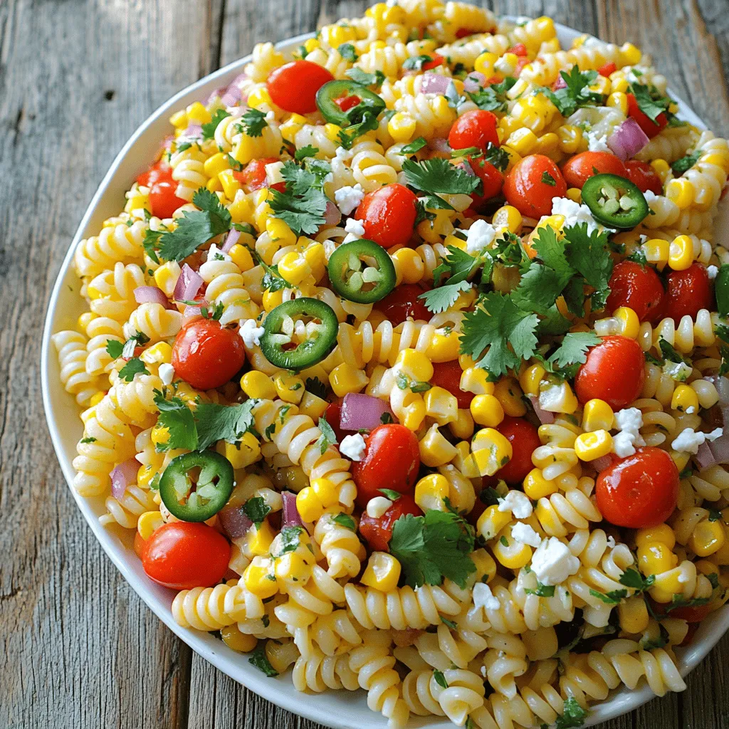 Easy Street Corn Pasta Salad Quick and Tasty Recipe