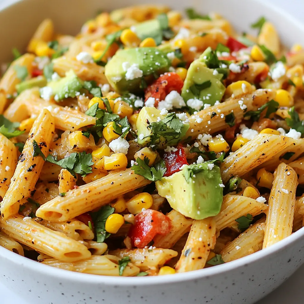 Healthy Street Corn Pasta Salad Easy and Flavorful Dish