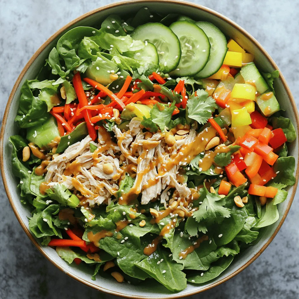 Thai Chicken Salad Flavorful and Refreshing Dish