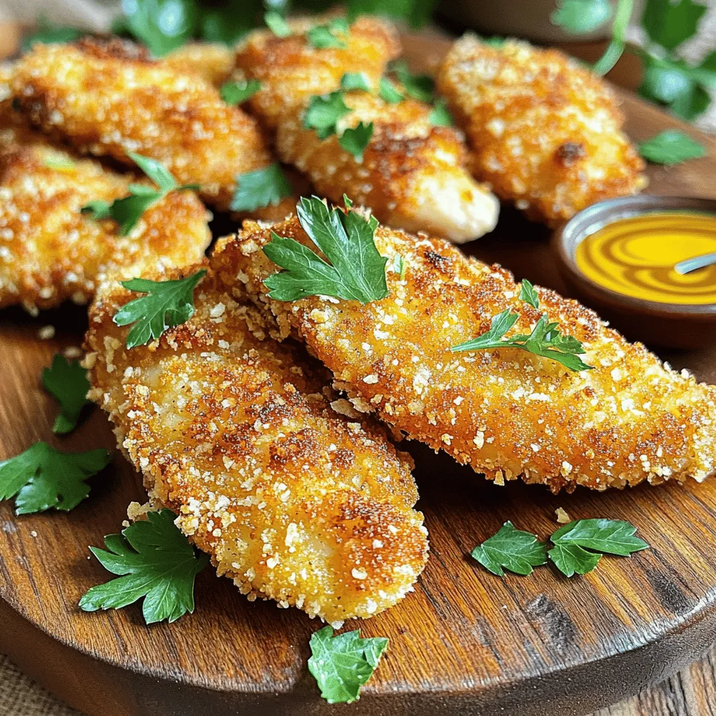 The key to a great crispy chicken tenders recipe lies in the ingredients. First, select good chicken. I recommend using fresh chicken breast. It cooks well and stays juicy.