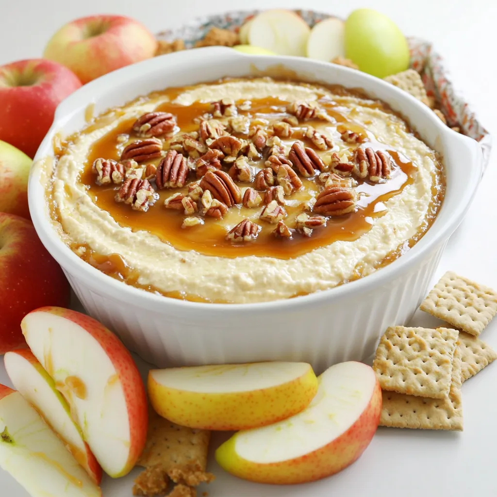 Caramel Apple Cheesecake Dip Flavorful Party Treat
