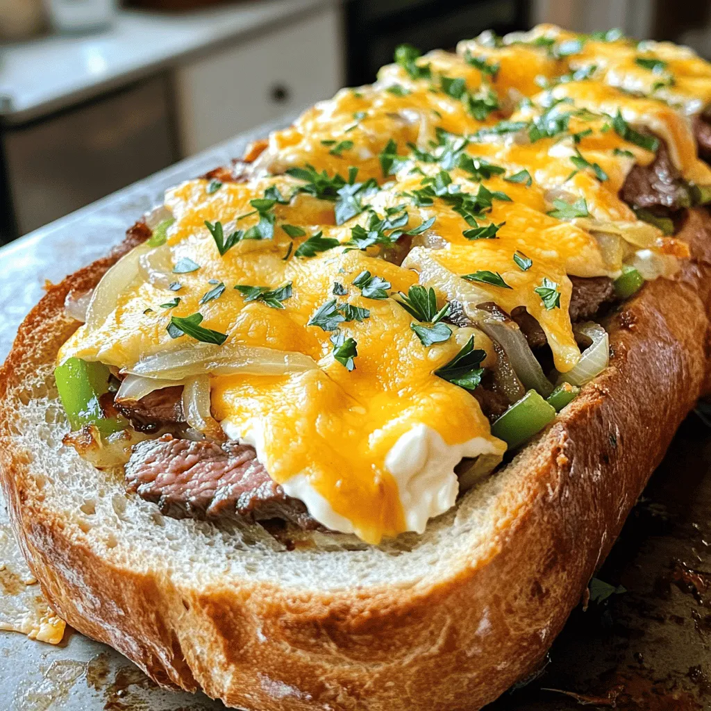 BEST RECIPE For Philly Cheesesteak Cheesy Bread Download Now