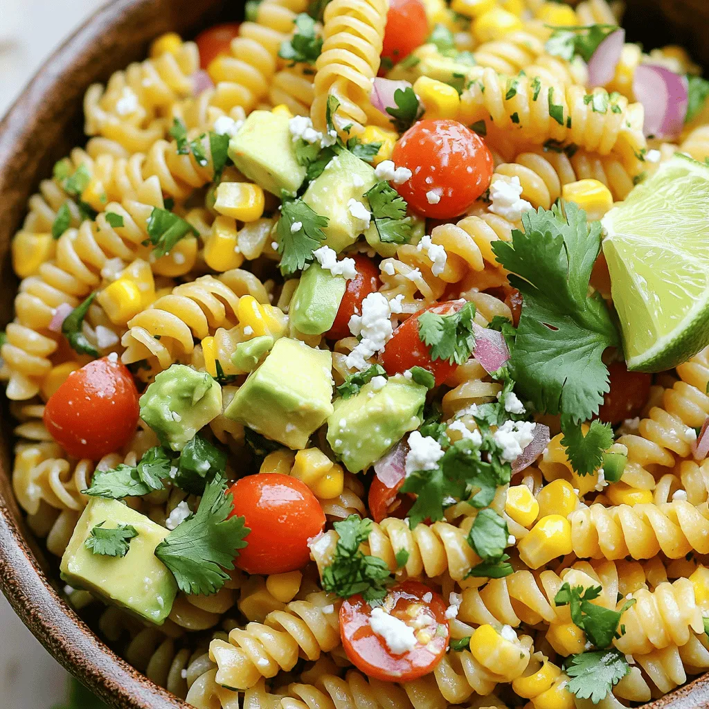 Easy Street Corn Pasta Salad Quick and Tasty Meal