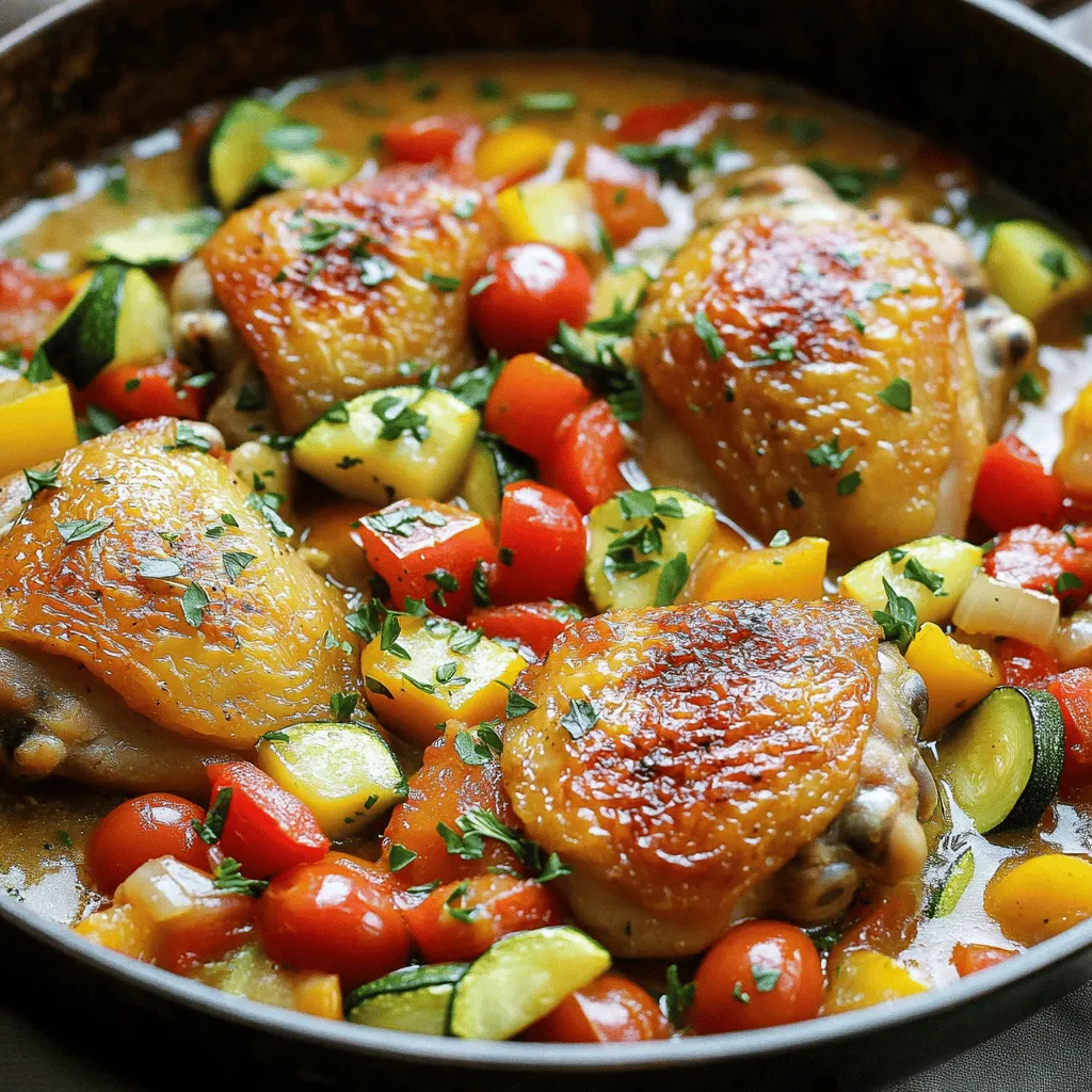 Country French Skillet Chicken is simple but satisfying. The key ingredients make it special.