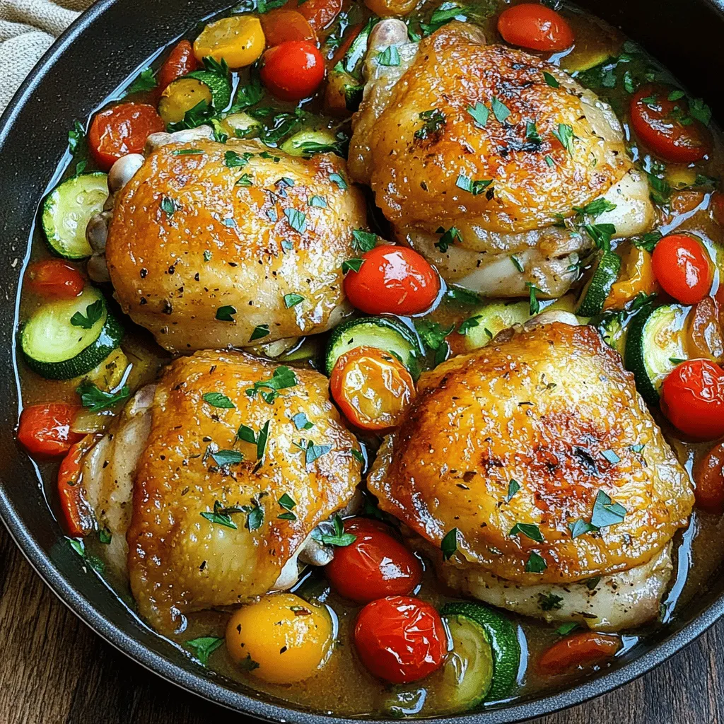 Country French Skillet Chicken Quick and Tasty Dish
