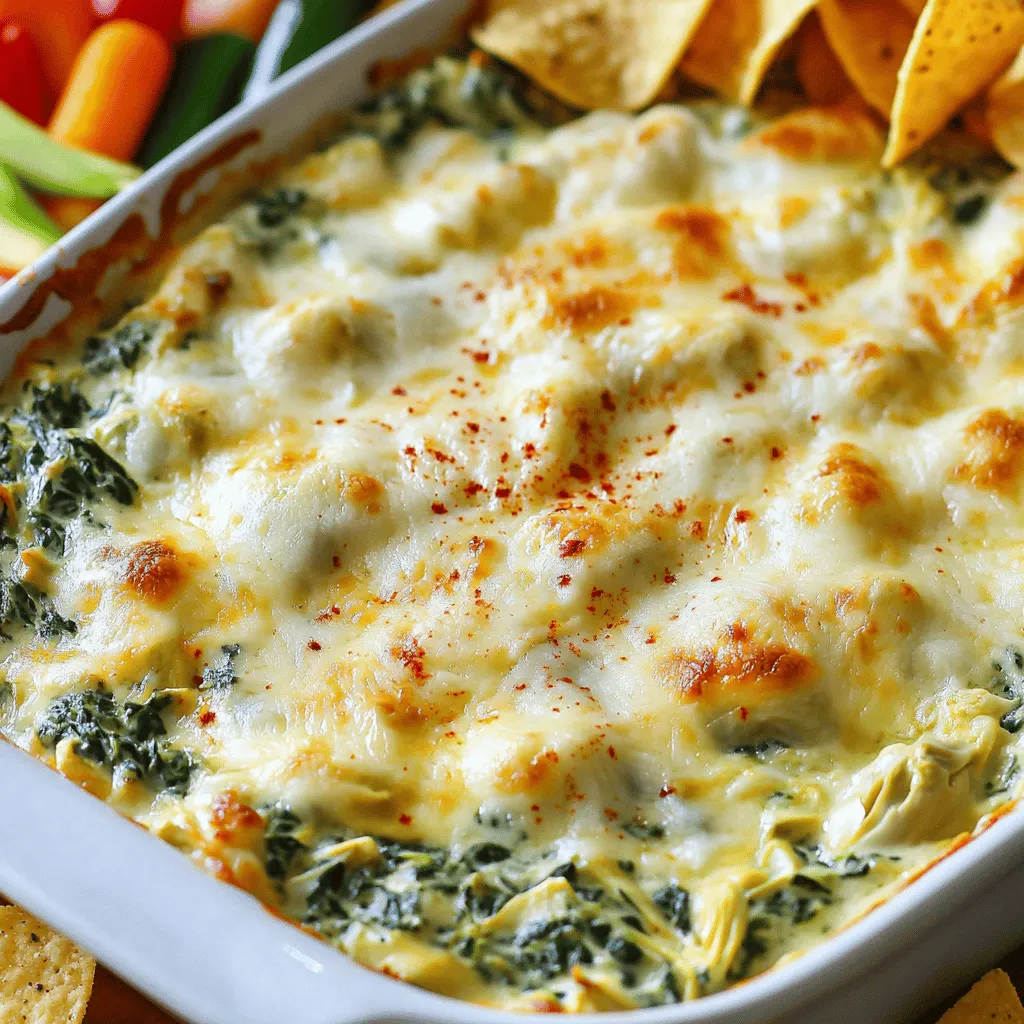 Creamy Spinach Artichoke Dip Savory and Simple Delight
