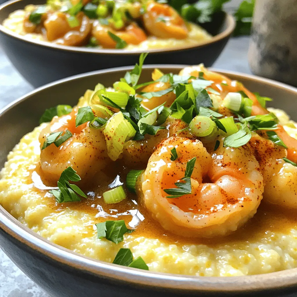 Garlic Butter Shrimp and Grits Flavorful Comfort Dish