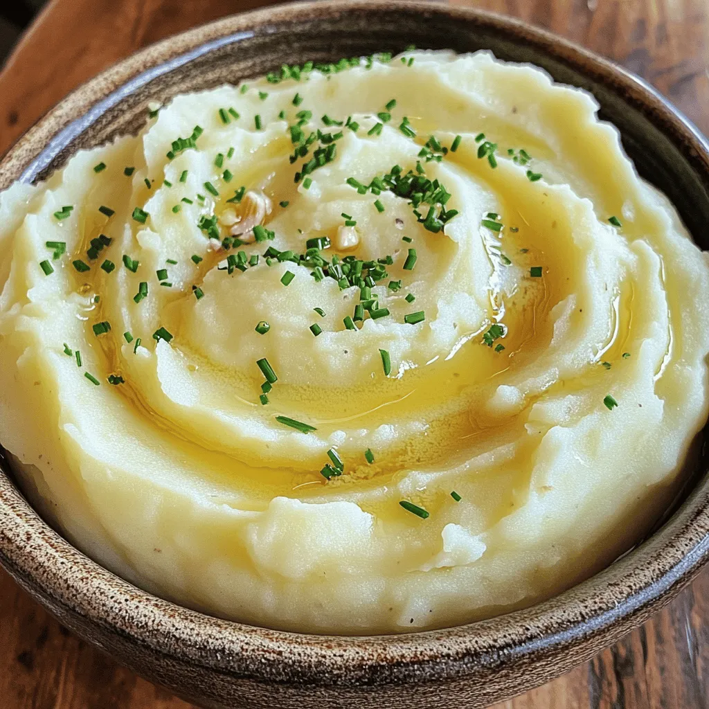 Creamy Garlic Mashed Potatoes Rich and Flavorful Dish