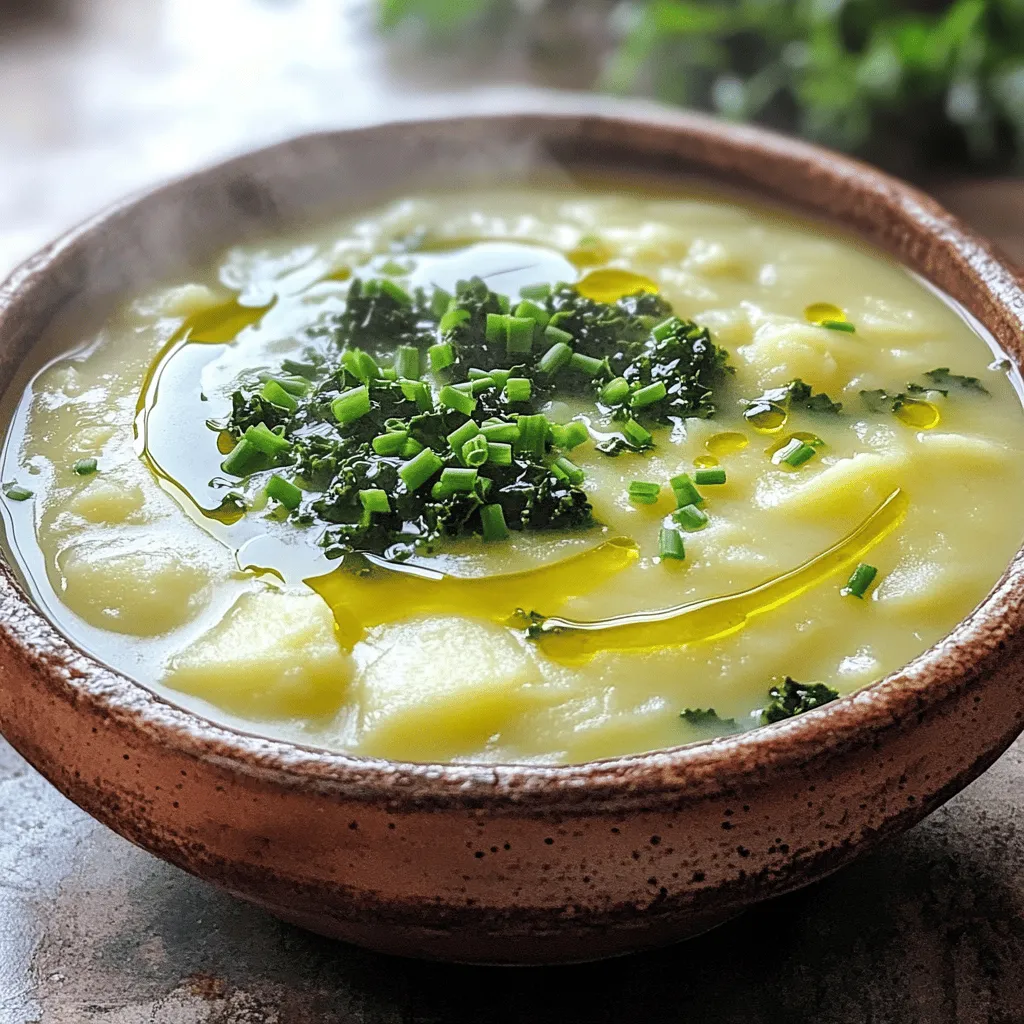 Colcannon soup is warm and filling. It uses simple, fresh ingredients. The base of this soup is potatoes. They give the soup a creamy texture. For a classic colcannon soup, you need four large potatoes, peeled and diced.