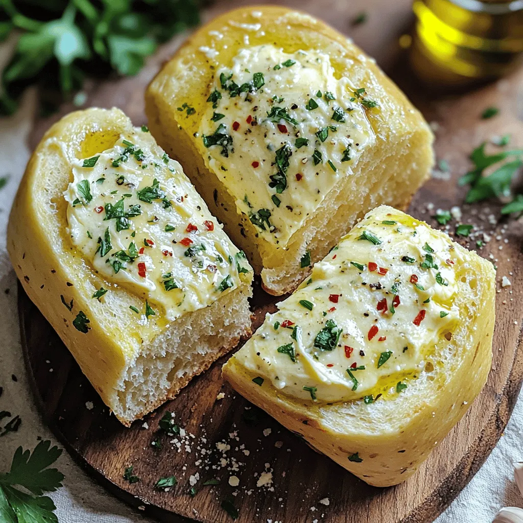 To make the best garlic bread, I recommend using a simple garlic bread recipe. You can use artisan sourdough or Italian bread for a perfect base.