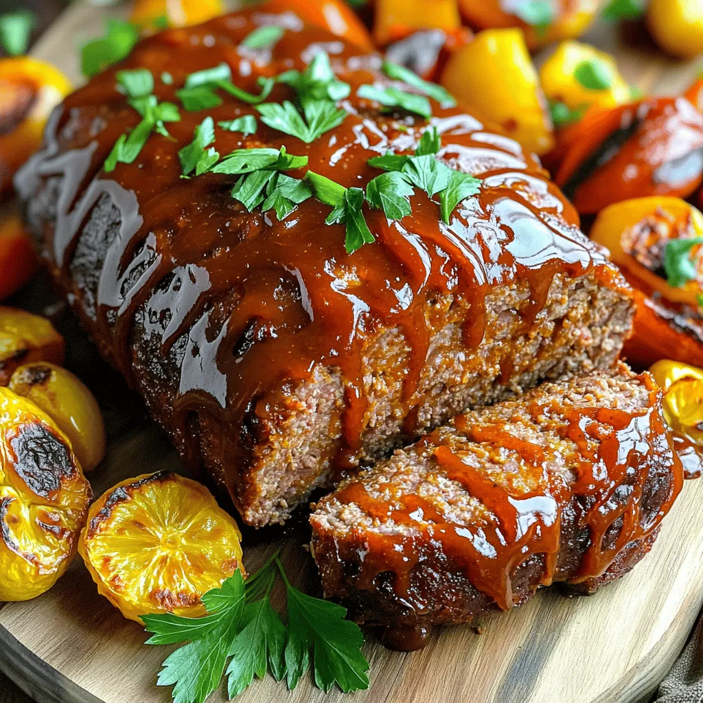 To create the best honey BBQ meatloaf, you need fresh, simple ingredients. The key ingredients include: