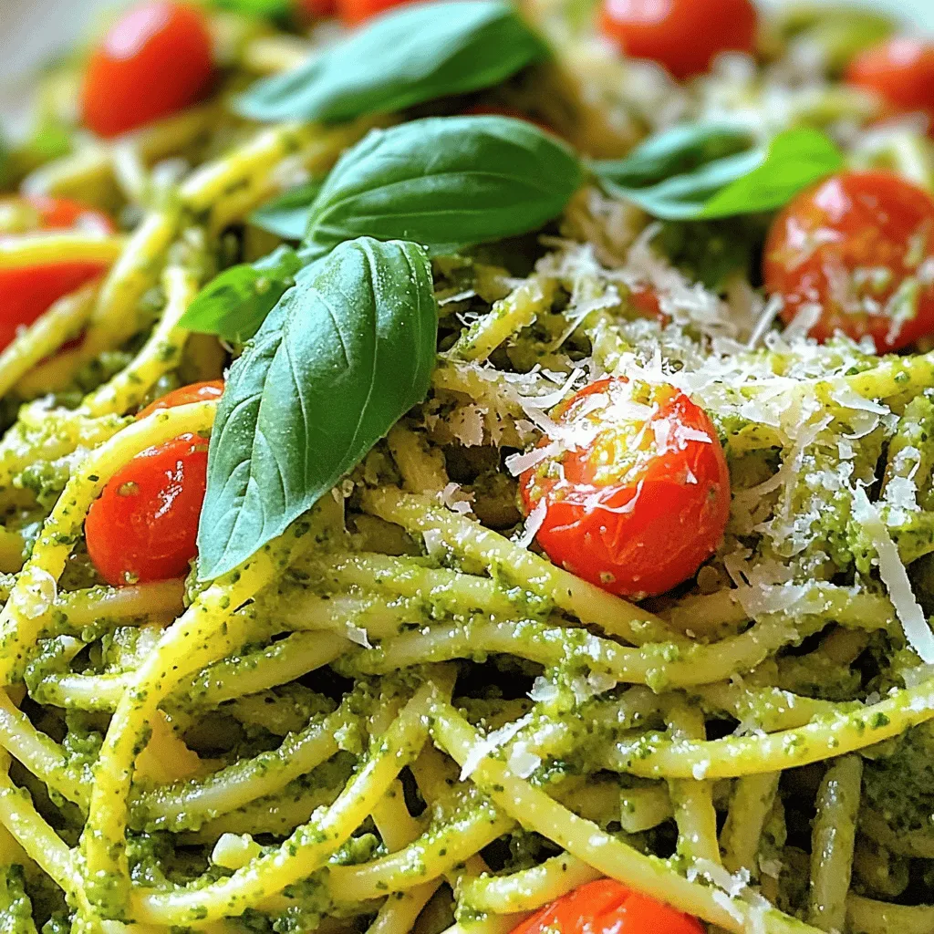 Lemon Basil Pesto Pasta Fresh and Flavorful Delight