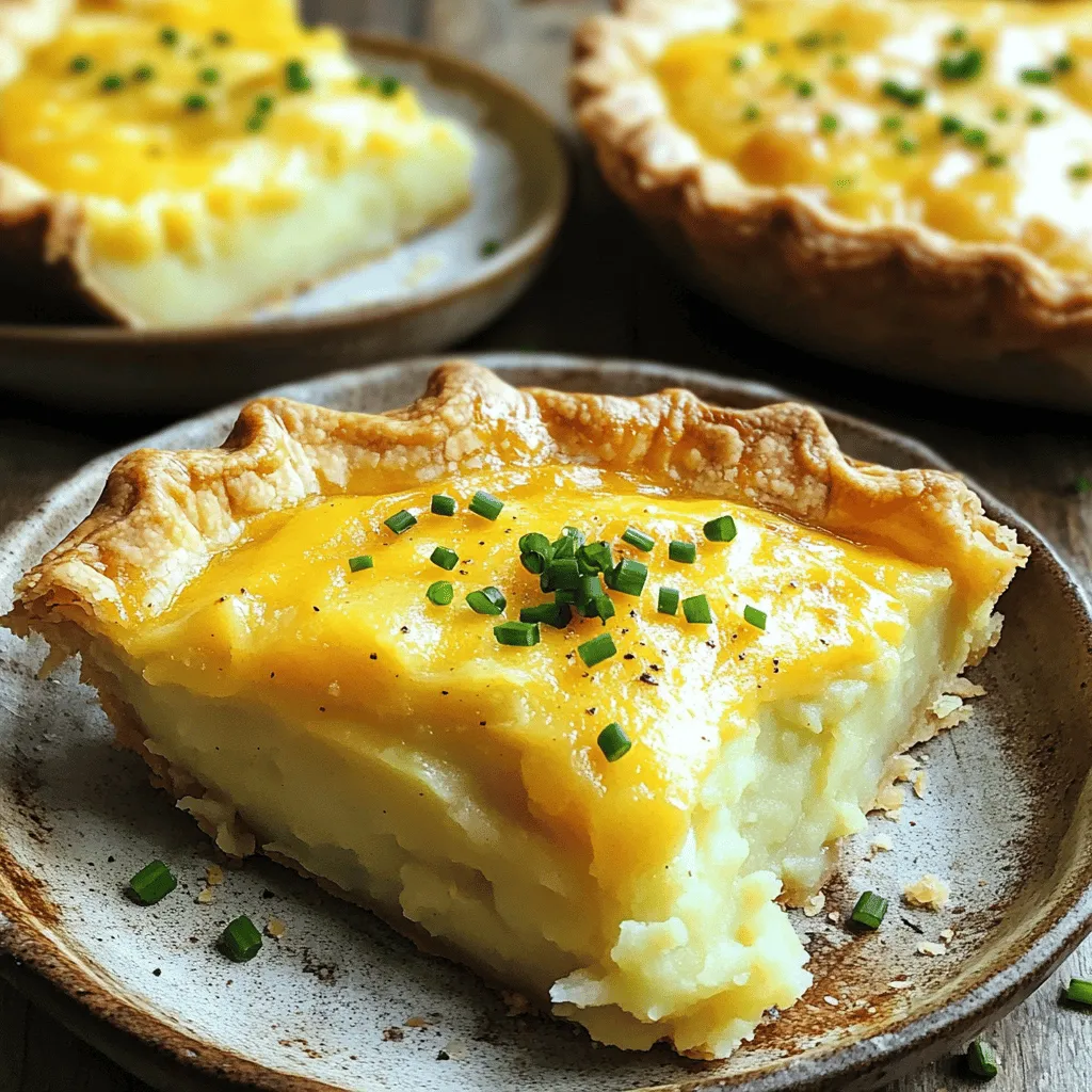 To make a great Irish potato pie, you need simple yet tasty ingredients. The main star is the potato. I recommend using four large Russets. They have the right starch to make creamy potato fillings. You want to peel and cube them, then boil until tender.