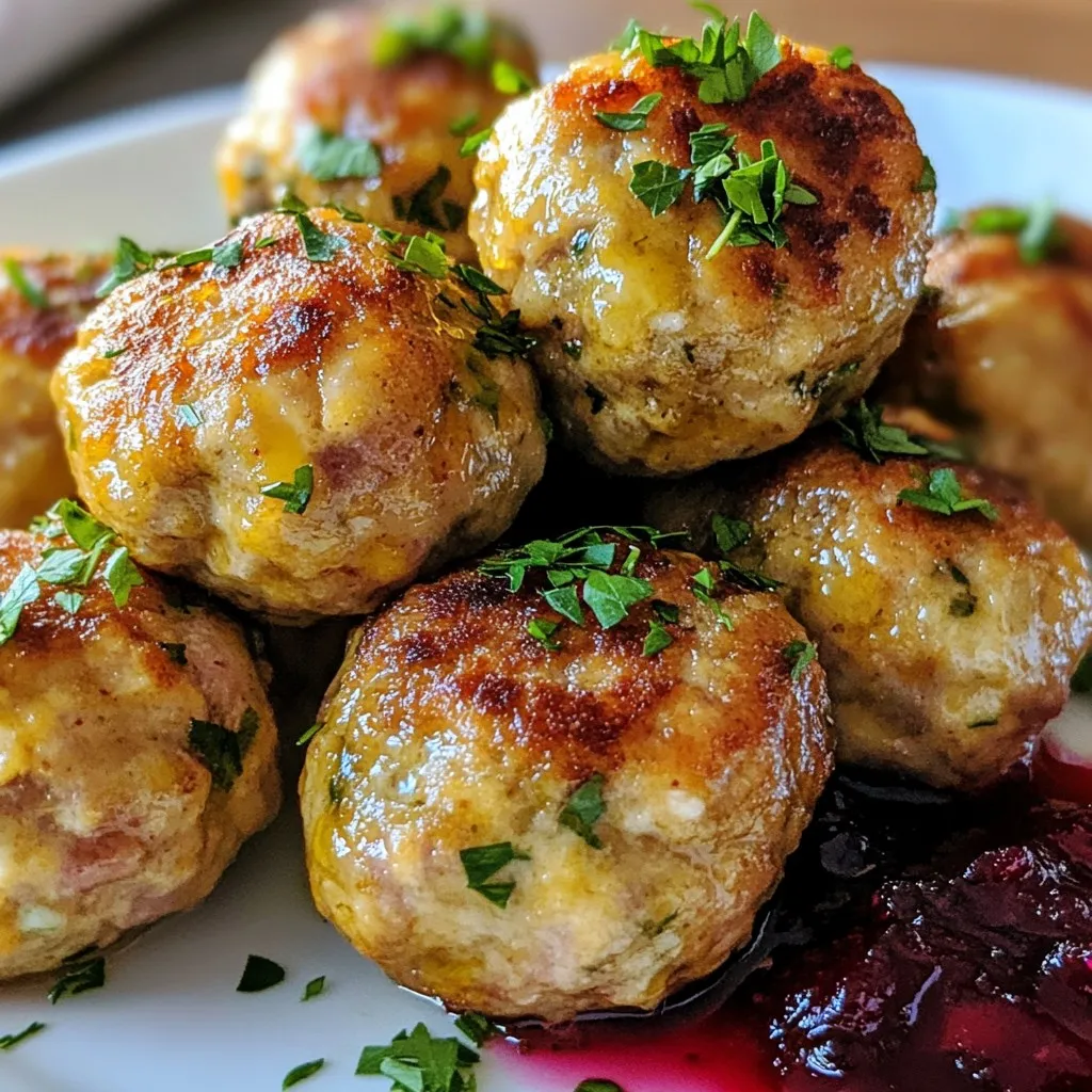Thanksgiving Turkey Meatballs Delicious Easy Recipe