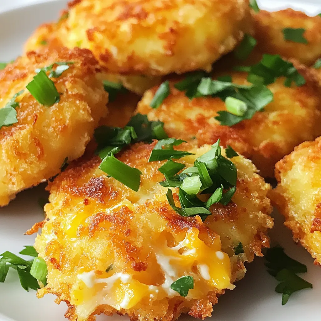 Cheesy Chicken Fritters Crispy and Delicious Snack