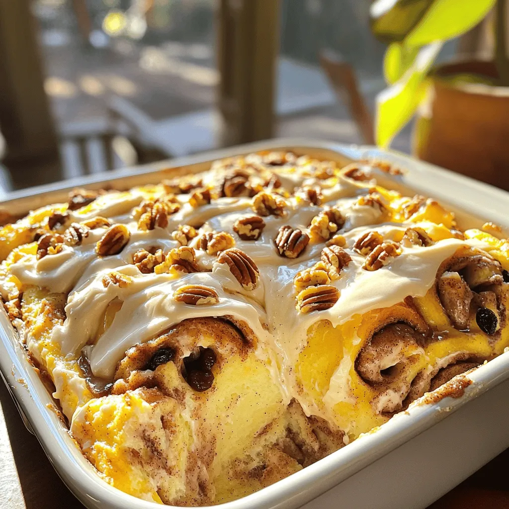 Cinnamon Roll Casserole Delightful Breakfast Treat
