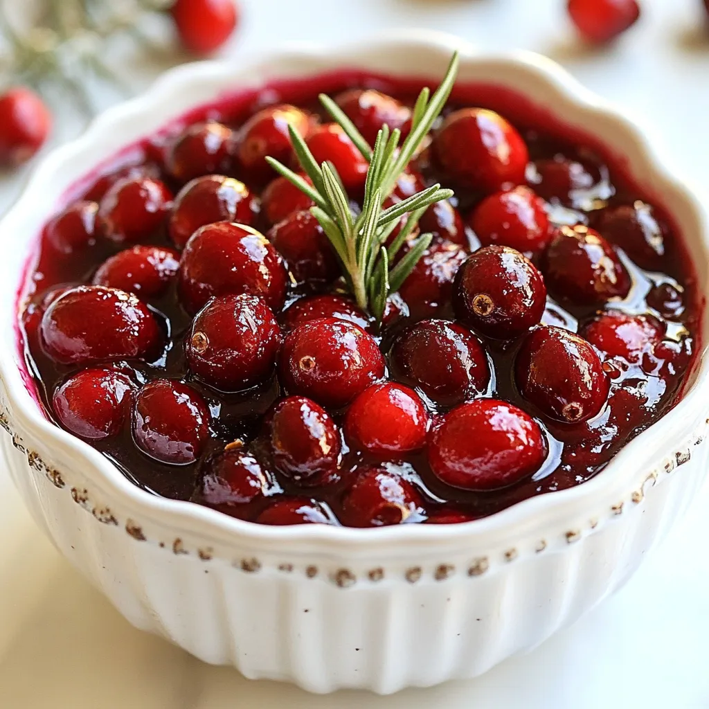 Smoky Bourbon Cranberry Glaze Bold and Flavorful Sauce