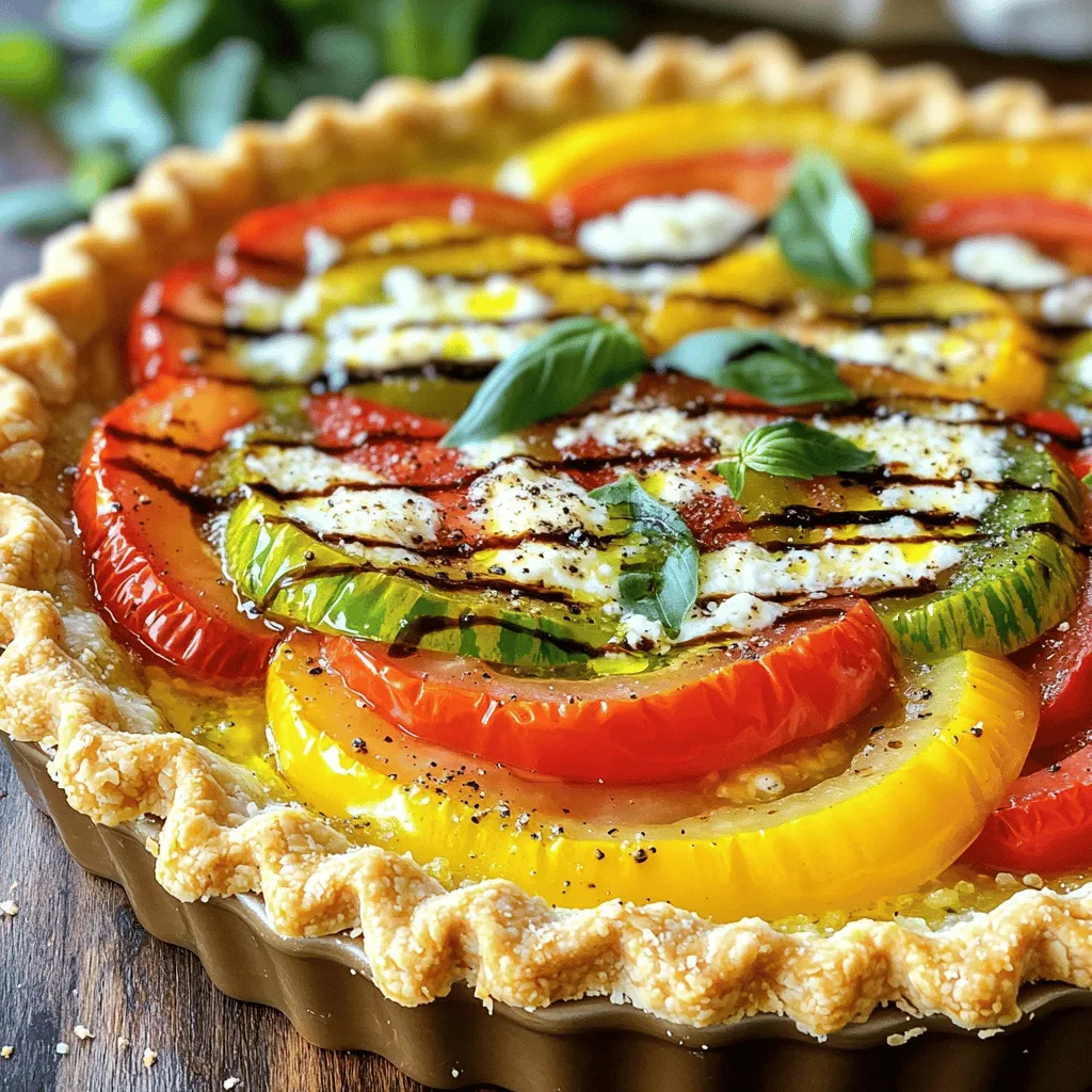 Heirloom Tomato Pie Flavorful and Simple Recipe