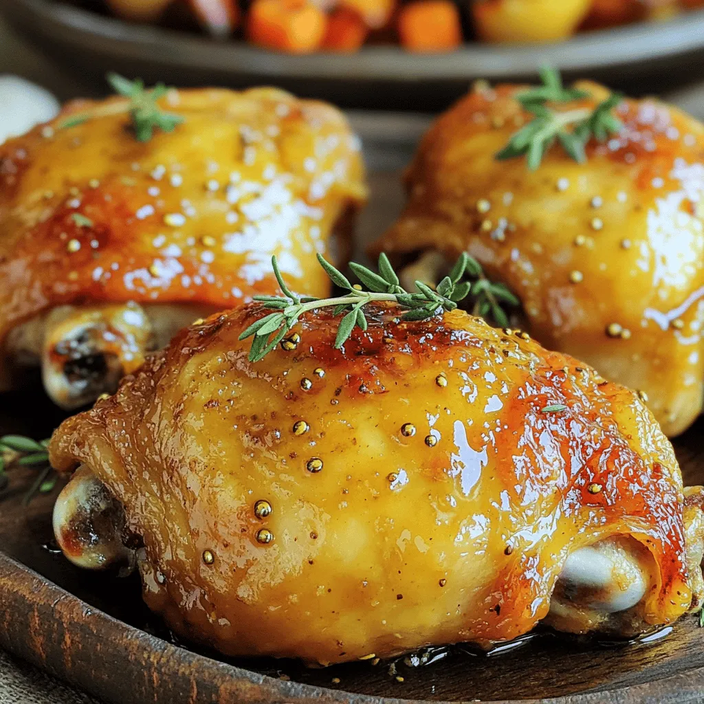 Honey Mustard Chicken Thighs Tasty and Easy Recipe