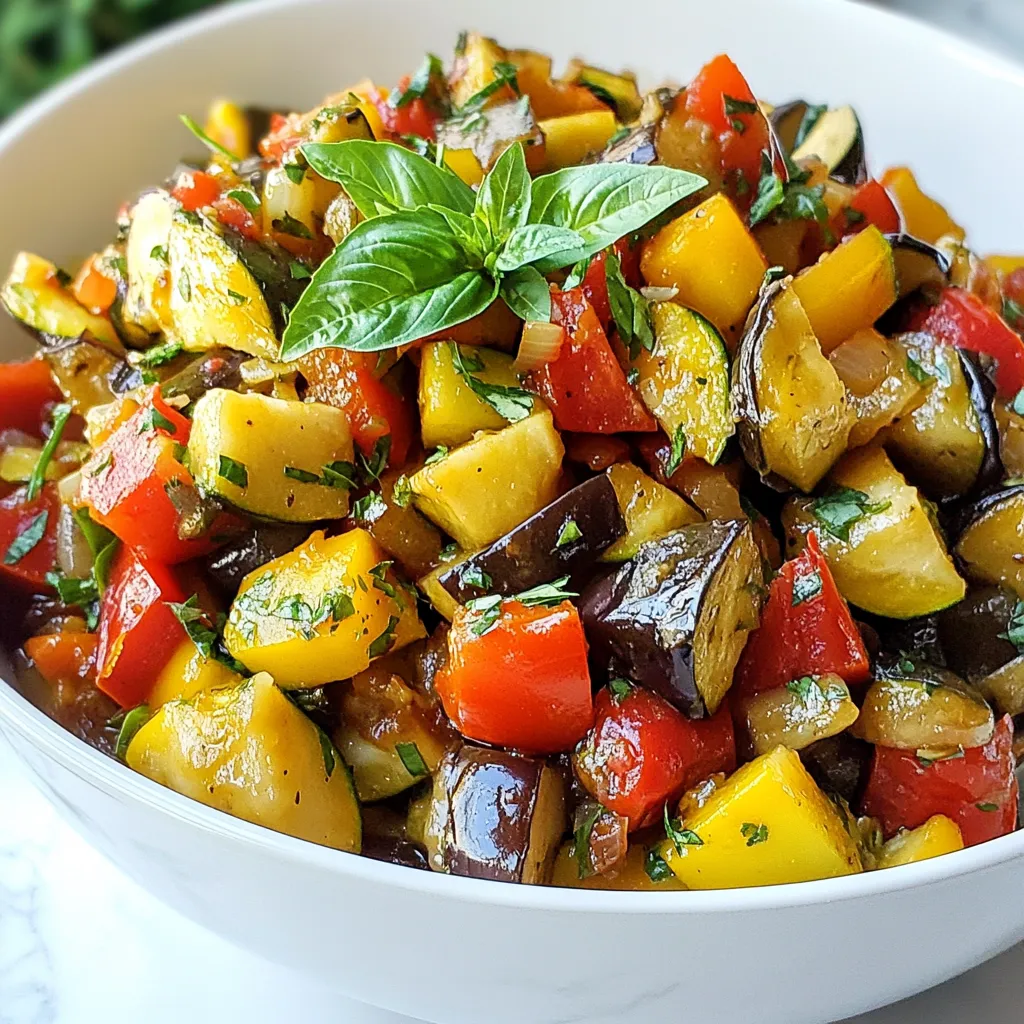 Ratatouille Vegetable Stew Flavorful and Healthy Dish
