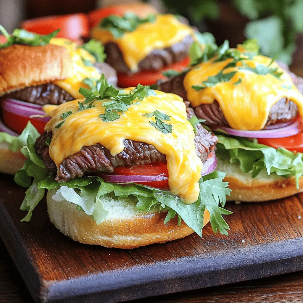 Cowboy butter steak sliders are a fun and tasty treat. They combine juicy steak, buttery flavor, and fresh toppings. These sliders are perfect for parties or game days. Their popularity comes from rich taste and easy preparation.