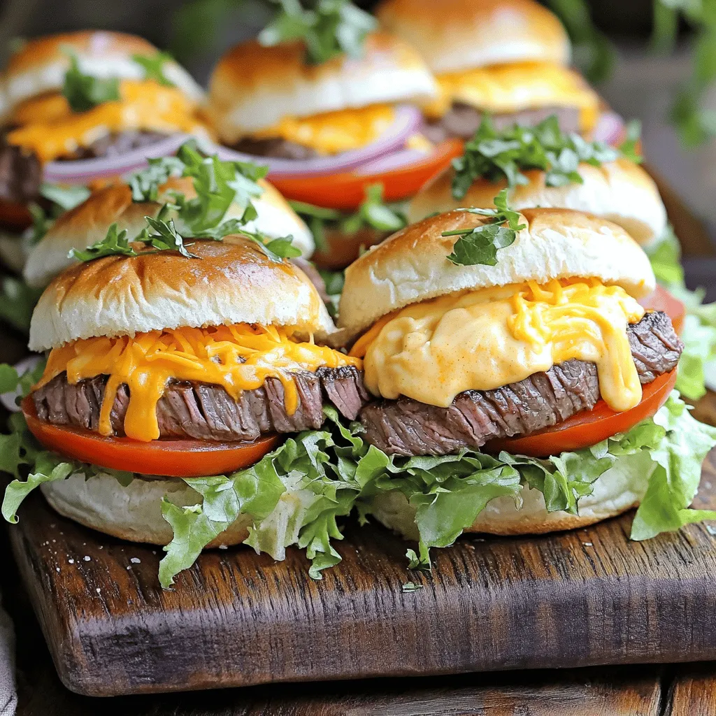 Cowboy Butter Steak Sliders Savory and Satisfying Treat