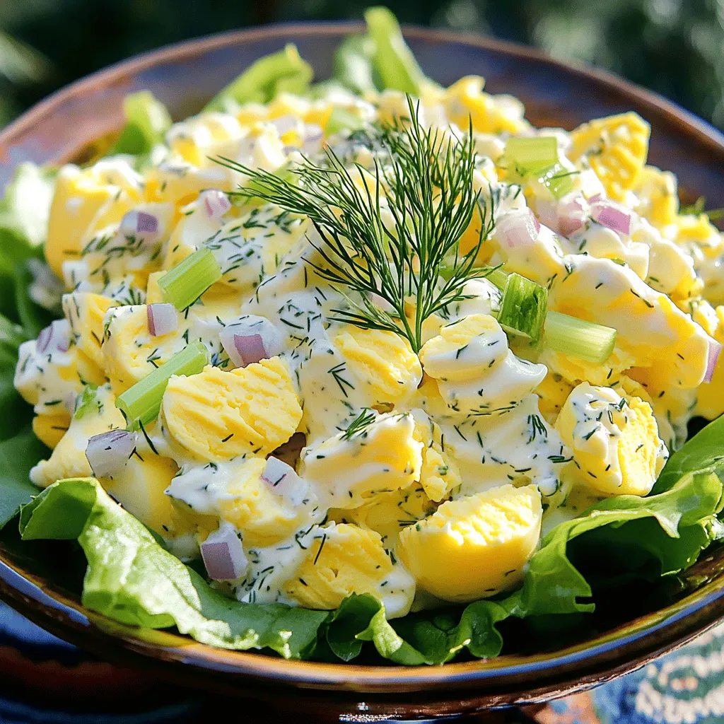 Egg Salad Delight Easy and Flavorful Recipe