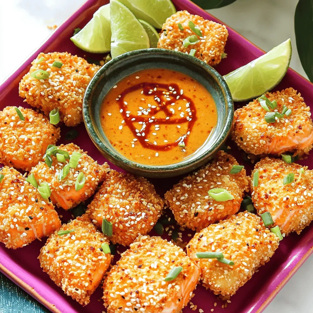 Crispy Bang Bang Salmon Bites Easy and Tasty Recipe