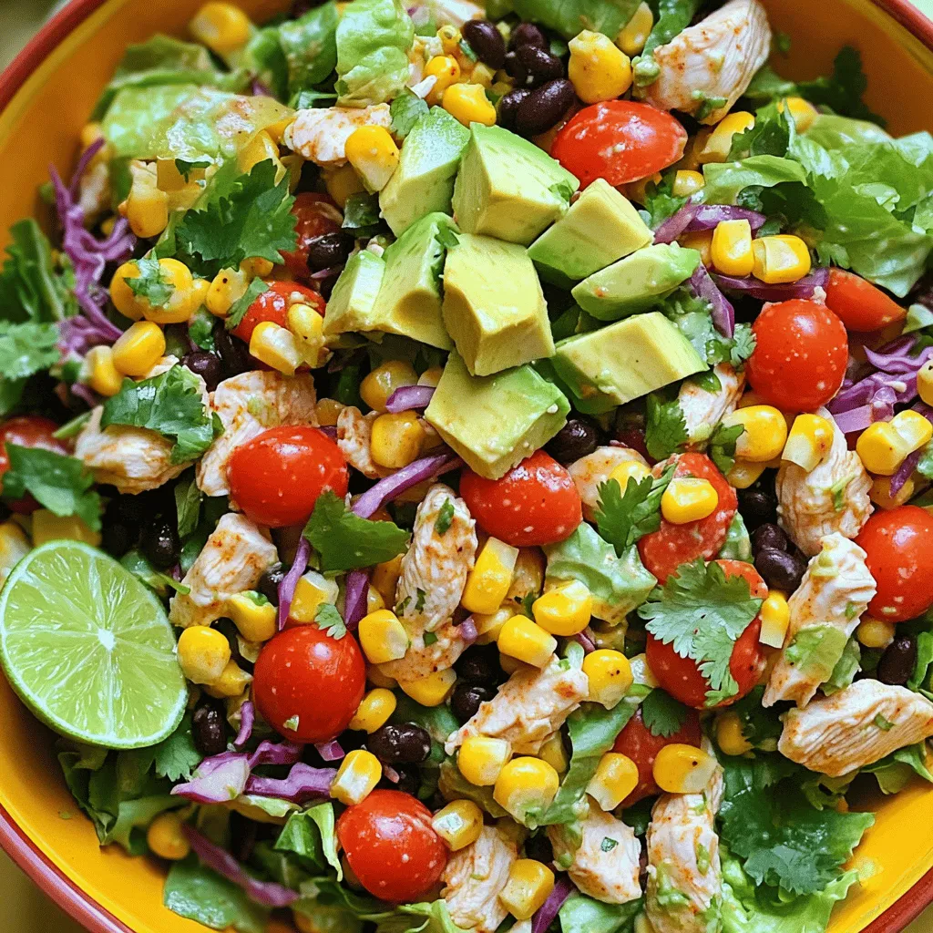 Chipotle Chicken Chopped Salad Fresh and Flavorful Meal