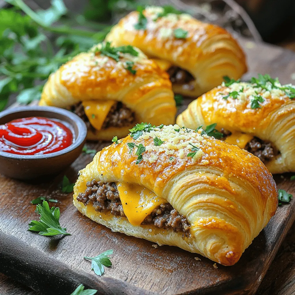 Garlic Parmesan Cheeseburger Bombs Delightful Easy Snack