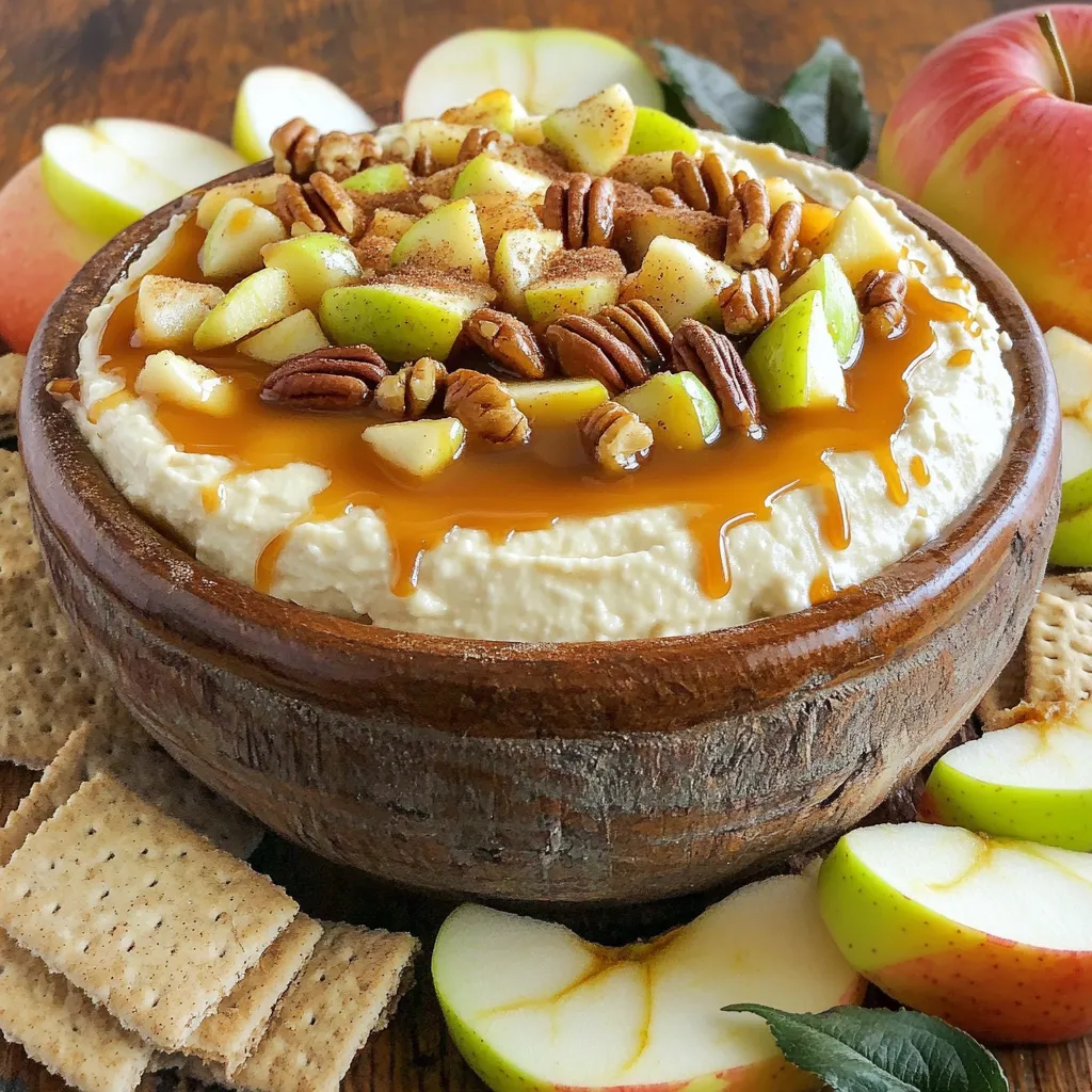 Caramel Apple Cheesecake Dip Irresistible Party Treat