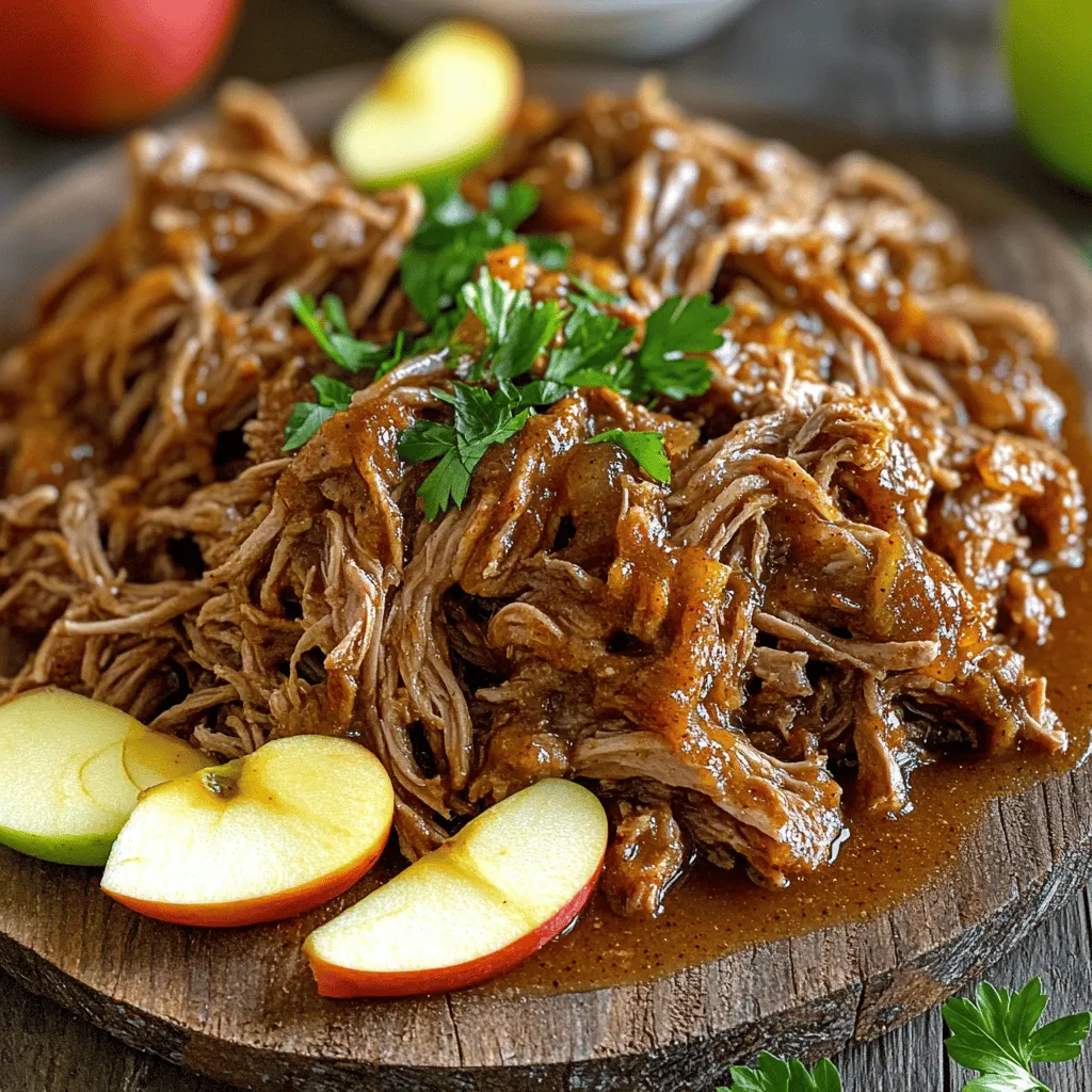 Slow-Cooked Pork Shoulder with Apple Cider Delight