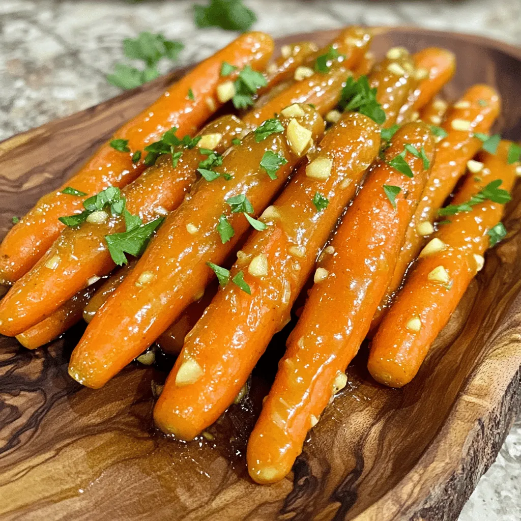 Garlic Honey Glazed Carrots Flavorful Side Dish Recipe