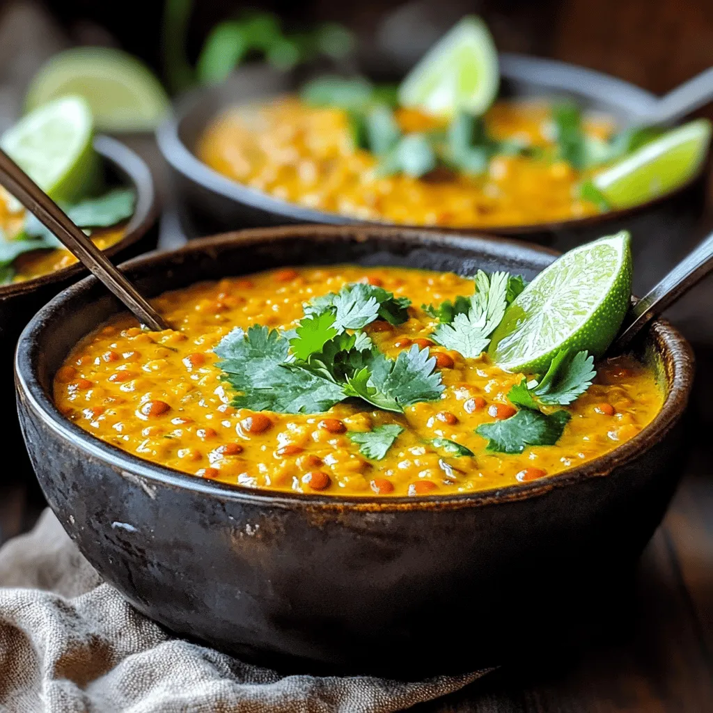 Creamy Coconut Lentil Curry Hearty and Flavorful Meal