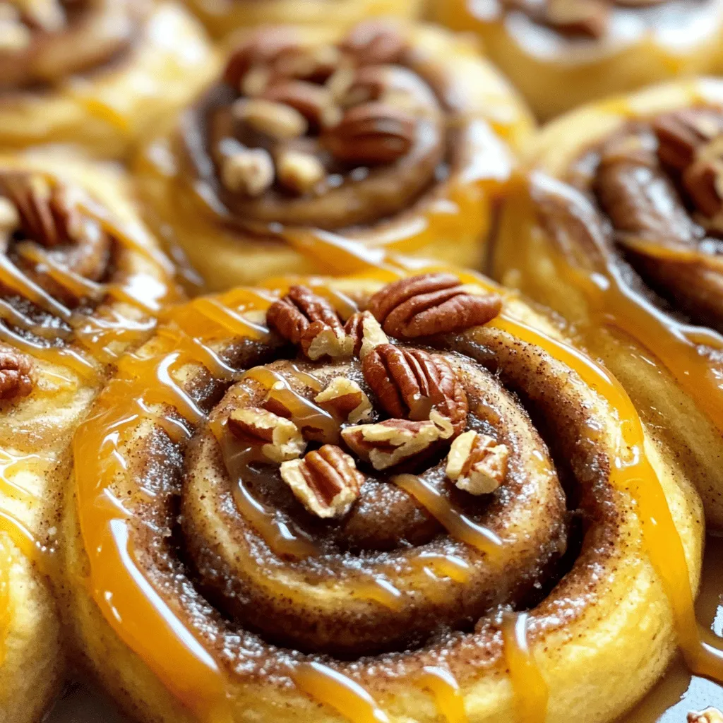 Caramel Pecan Cinnamon Rolls Irresistible and Sweet
