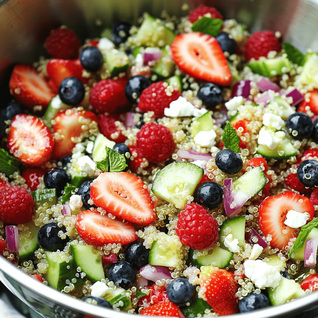 Summer Berry Quinoa Salad Fresh and Nutritious Recipe