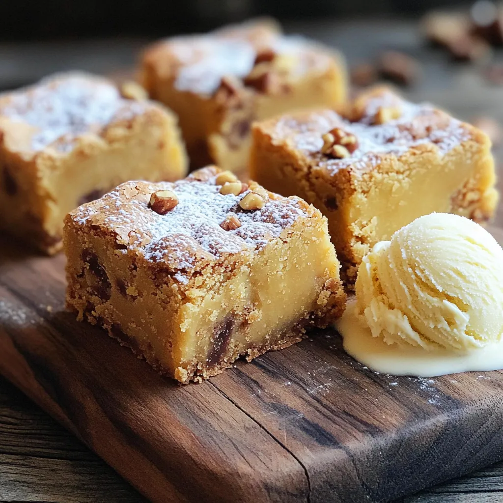 Chewy Brown Butter Toffee Blondies Irresistible Treat