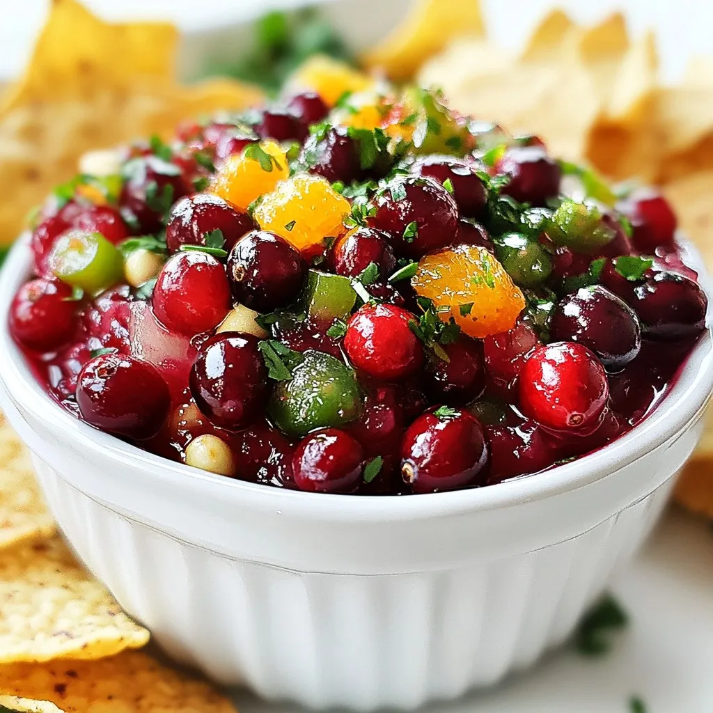 Tangy Cranberry Salsa Fresh and Flavorful Delight