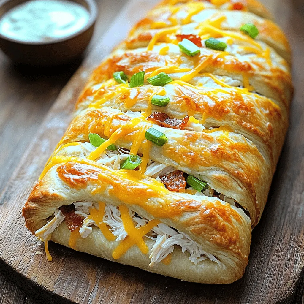- 1 pound rotisserie chicken, shredded - 1 cup cooked bacon, crumbled - 1/2 cup ranch dressing - 2 cups shredded mozzarella cheese - 1 cup shredded cheddar cheese - 1 package refrigerated pizza dough (about 1 lb) - 1/4 cup finely chopped green onions - 1 tablespoon garlic powder - 1 teaspoon onion powder - 1 tablespoon olive oil - Salt and pepper to taste