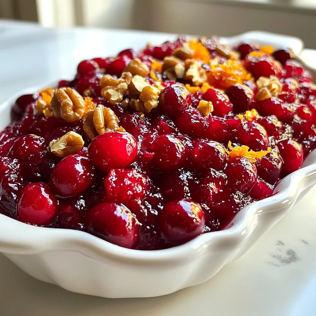 Maple Cinnamon Cranberry Relish Festive Flavor Boost