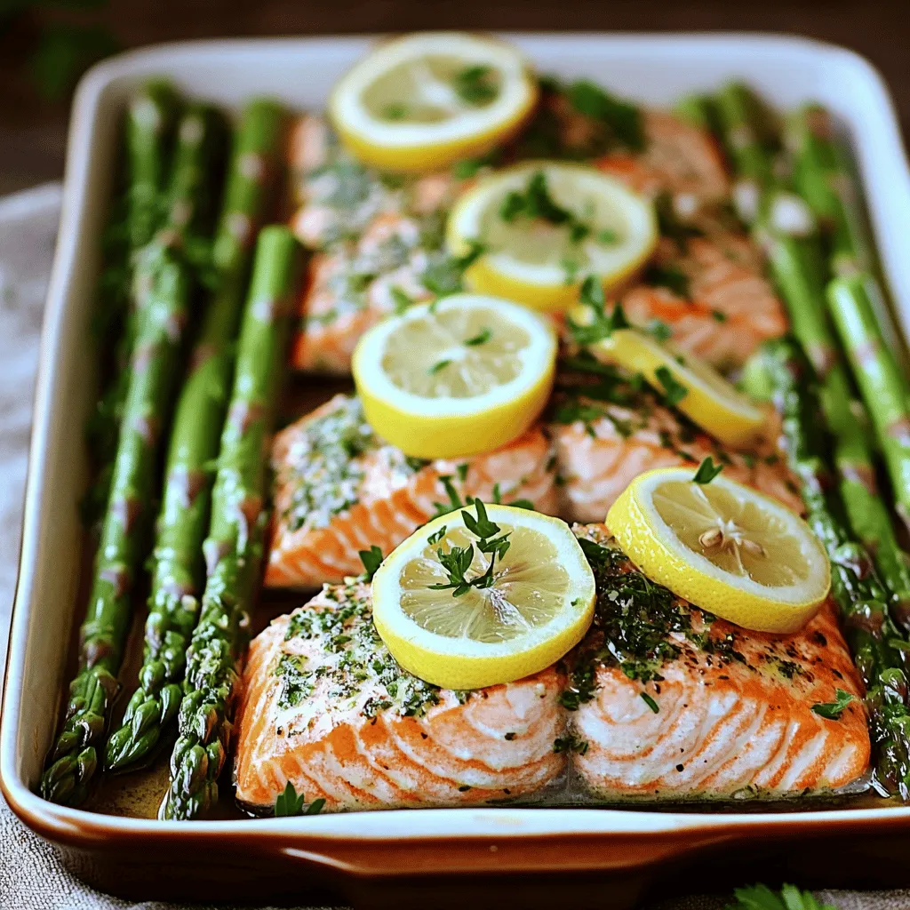 Baked salmon in foil with asparagus is a simple yet tasty dish. The main ingredients are fresh salmon fillets and asparagus. These two items shine in this recipe. Salmon gives you healthy fats and protein. Asparagus adds vitamins and fiber.