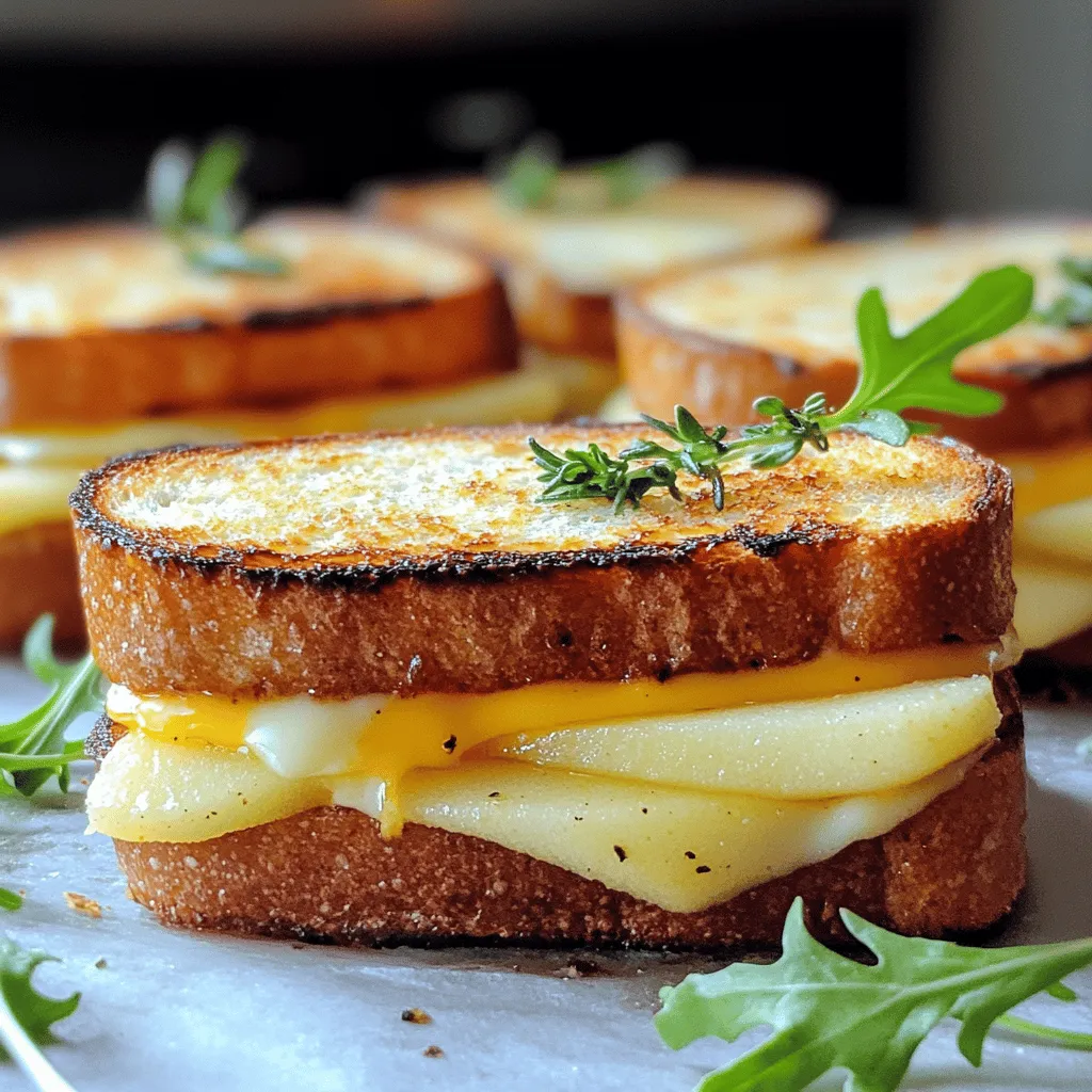 Mini Grilled Cheese Sandwiches Crispy and Flavorful Snack