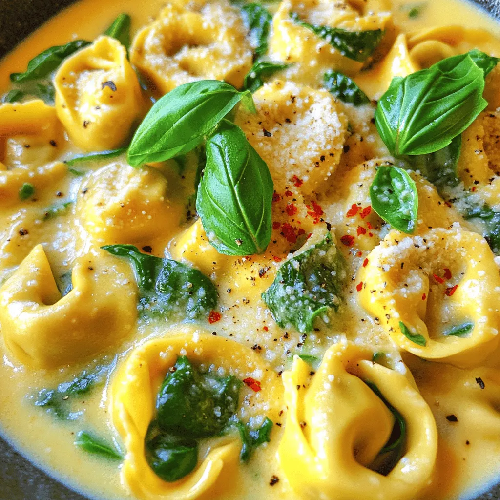 Creamy Cheese Tortellini Rich and Flavorful Dish