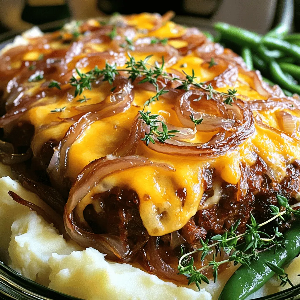 Savory French Onion Meatloaf Easy and Flavorful Recipe