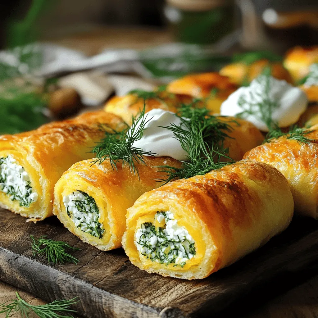 To make cottage cheese rolls, you need a few key items. Here is the list: