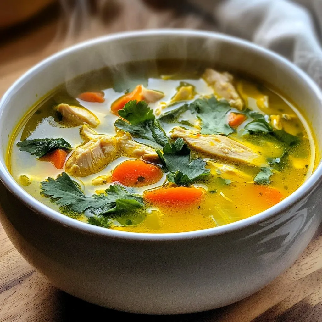Turmeric Chicken Soup Nourishing and Easy Recipe