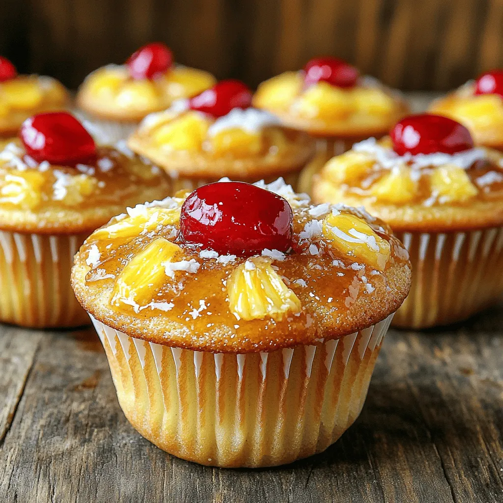 Pineapple Upside-Down Cupcakes Delightful and Easy Recipe